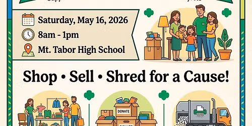 YARD SALE AND SHREDDING EVENT Hosted by Girl Scout Troop 2830