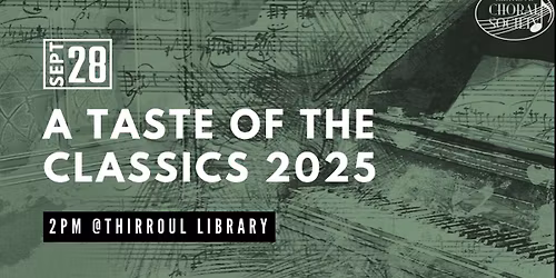 A Taste of the Classics 2025