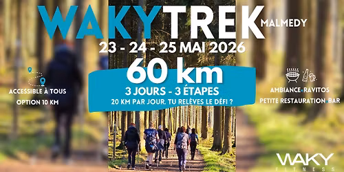 WAKY TREK 2026 - 60 KM en 3 JOURS