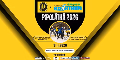 Luja x Ruoppaus Koskinen Pipol\u00e4tk\u00e4 2026