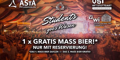 Students goes Wasen - Mi. 07.10.26 @ Wasenwirt