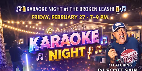 \ud83c\udfa4\ud83c\udf7b Karaoke Night at The Broken Leash! \ud83c\udf7b\ud83c\udfa4