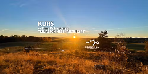 Kurs med Trine B\u00f8hnsdalen. Relasjon hest - menneske 