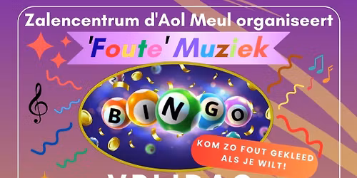 'Foute' Muziekbingo!