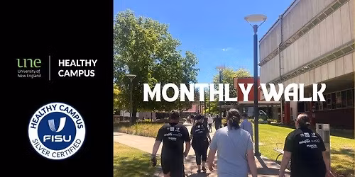UNE Healthy Campus Monthly Walk