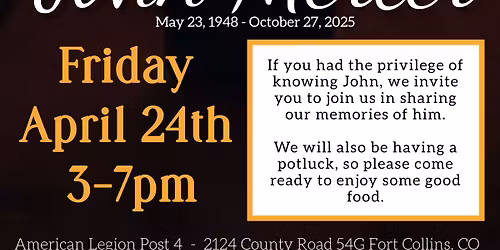 John Mercer Celebration of Life 