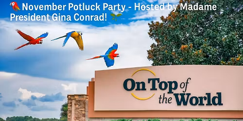 November - Potluck Party w\/Parrots \ud83e\udd9c