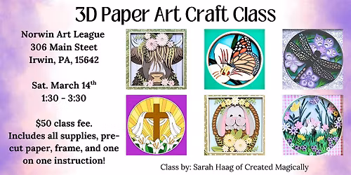 Spring & Easter Paper Art Workshop