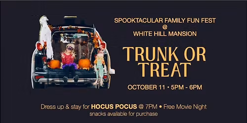 Trunk or Treat before HOCUS POCUS movie