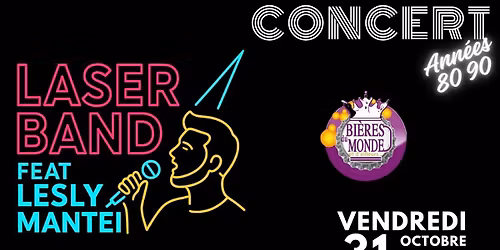 LASER BAND Feat LESLY MANTEI en Concert @BDM