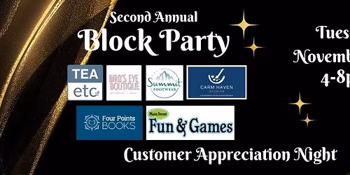 2nd Annual Customer Appreciation Block Party
