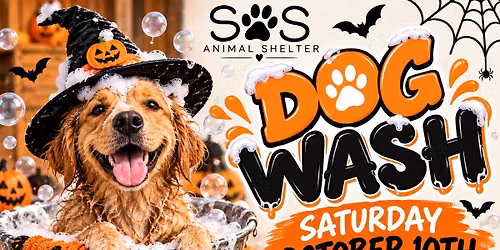 Spooky SOS Animal Shelter Dog Wash