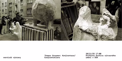 vernis\u00e1\u017e v\u00fdstavy Thomas Grauman: Konfrontace \/ Confrontations