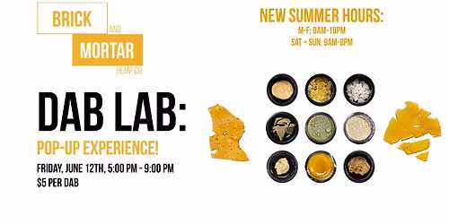 \ud83d\udd25\ud83d\udca8 The Dab Lab Pop-Up Experience \ud83d\udca8\ud83d\udd25