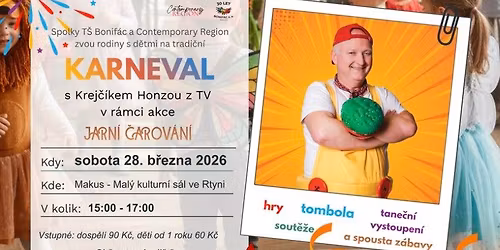 Karneval s Krej\u010d\u00edkem Honzou z TV ve Rtyni