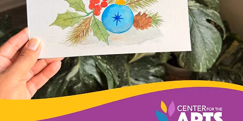 Women's Watercolor: Holly & Pine \ud83c\udf84