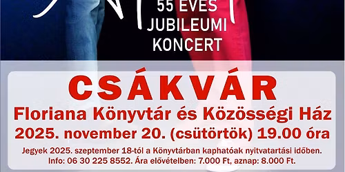 APOSTOL 55 \u00c9VES JUBILEUMI KONCERT