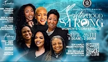 "Sisterhood Strong Women's Conference" (VENDORS WANTED)