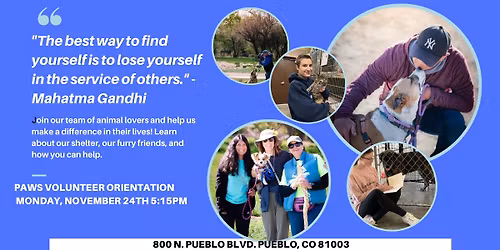 November Volunteer Orientation