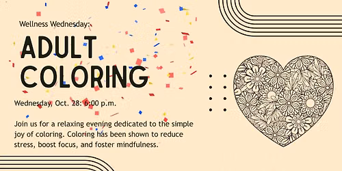 Wellness Wednesday: Adult Coloring