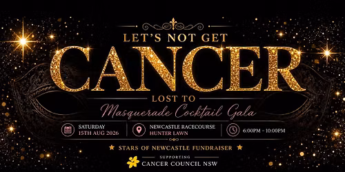 LET\u2019S NOT GET LOST TO CANCER \ud83c\udfad Masquerade Cocktail Party\u2728