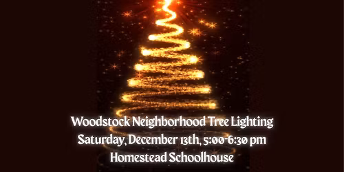 Woodstock Neighborhood Tree Lighting