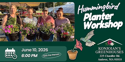 Hummingbird Planter Workshop