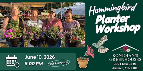 Hummingbird Planter Workshop