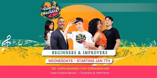 Bachata Beginners and Improvers with Corito de Bachata! 