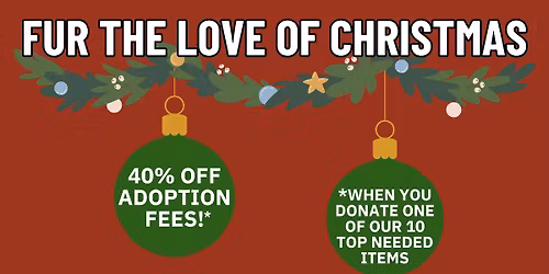 Fur The Love of Christmas Adoption Event