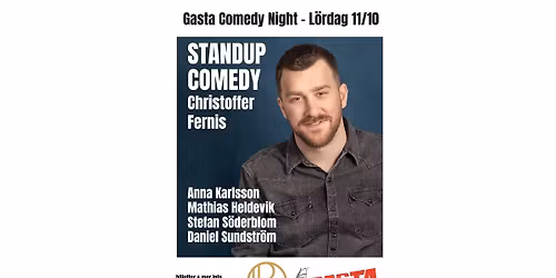 Gasta Comedy Night på Barbros