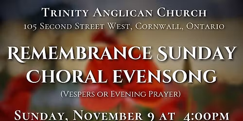 Remembrance Day Choral Evensong