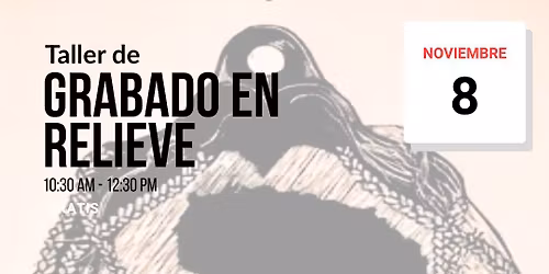 Grabado en relieve - S\u00e1bados de Taller