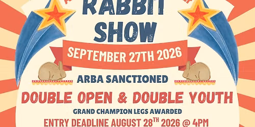 2026 Arkansas\/Oklahoma State Fair Rabbit Show