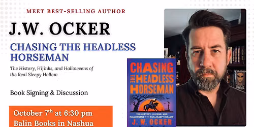 J.W. Ocker discusses Chasing the Headless Horseman
