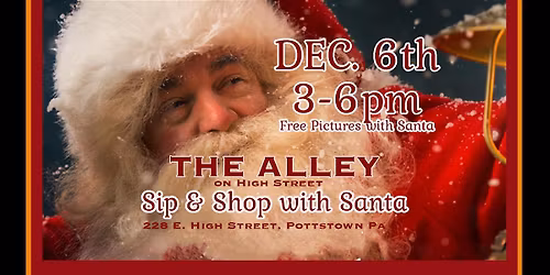 Sip & Shop with Santa at The Alley
