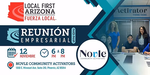 Reuni\u00f3n Empresarial de Fuerza Local: Novle Community Activators