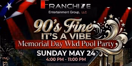 Memorial Weekend Pool\/Day Party