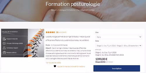 Formation pratique en posturologie