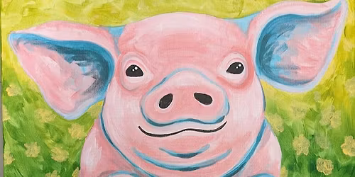 Poppy Pig Canvas Class