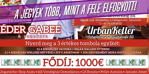 \ud83c\udded\ud83c\uddfa 3. Salzburgi Magyar b\u00e0l \ud83c\udded\ud83c\uddfa \ud83d\udcb6 TOMBOLA F\u0150D\u00cdJ: 1000\u20ac \u203c\ufe0f\u203c\ufe0f