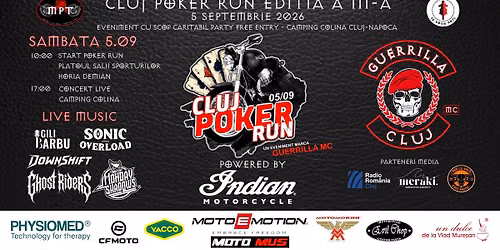Cluj Poker Run 2026 - Edi\u021bia a III-a @Guerrilla MC
