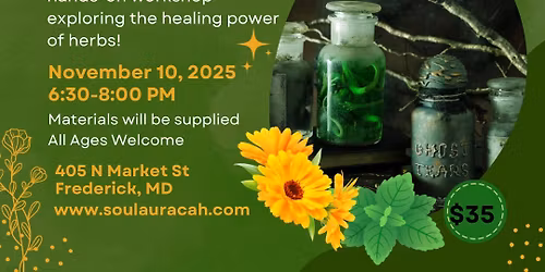 Herb Nerd: Nature\u2019s First Aid Kit Workshop