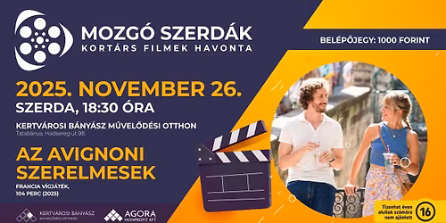 Mozg\u00f3 szerd\u00e1k | Az avignoni szerelmesek