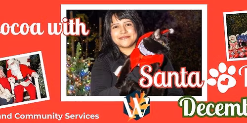 Cocoa with Santa Paws