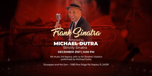 Michael Dutra Strictly Sinatra