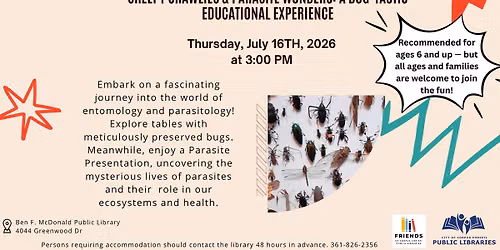 Creepy Crawlies & Parasite Wonders: A Bug-tastic Educational Experience