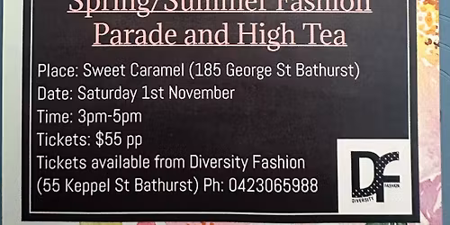 Spring\/Summer Fashion Parade and High Tea