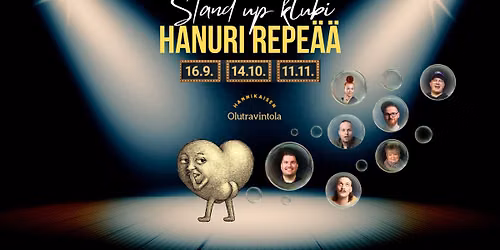 Hanuri repe\u00e4\u00e4 \u2013 Stand Up -klubi