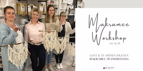 Gestalte deinen eigenen Makramee-Wandbehang - Kreativ-Workshop